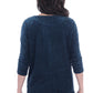 Scoop Neck L/S Chenille Top with Pockets