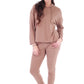 Sand Brushed Knit Wide Leg Joggers
